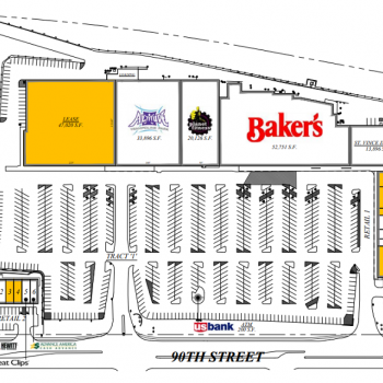 Plan of mall Plaza North