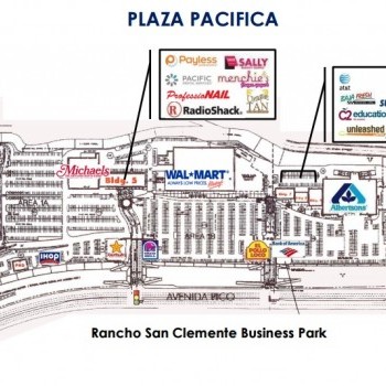 Plan of mall Plaza Pacifica