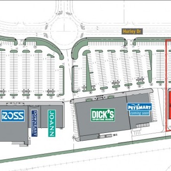 Plan of mall Pocatello Square Shopping Center