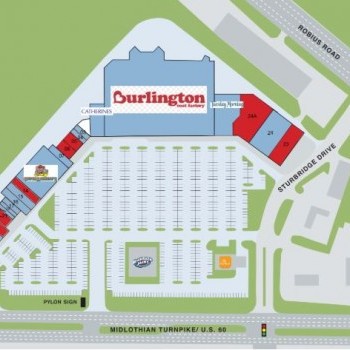 Plan of mall Pocono Crossing Shopping Center