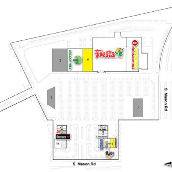 Plan of mall Pointe West Shopping