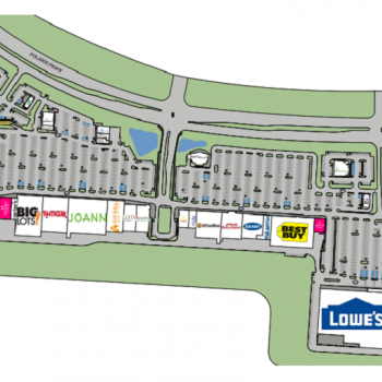 Plan of mall Polaris Towne Center