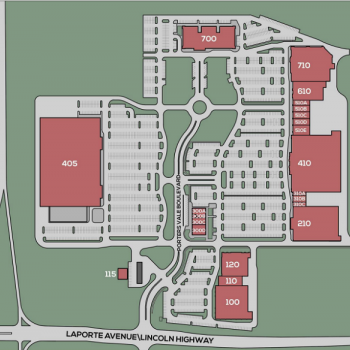 Plan of mall Porter's Vale Shopping Center