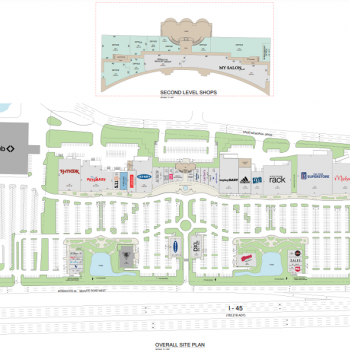 Plan of mall Portofino Shopping Center
