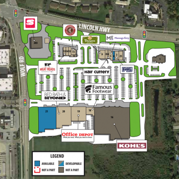 Plan of mall Prairie Crossing