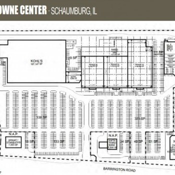Plan of mall Prairie Towne Center
