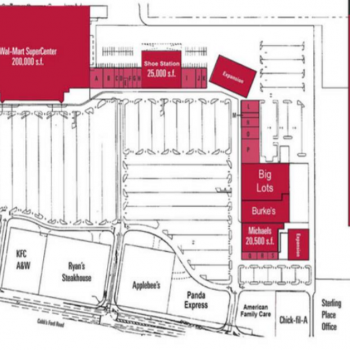 Plan of mall Premiere Place
