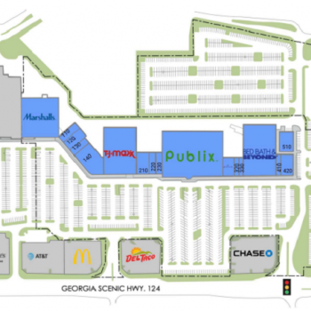 Plan of mall Presidential Markets