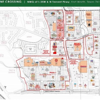 Plan of mall Presidio Towne Crossing