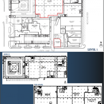 Plan of mall Preston Center Pavilion & Square
