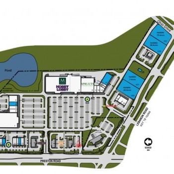 Plan of mall Preston Lebanon Crossing