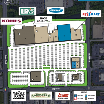 Plan of mall Princess City Plaza