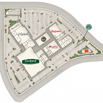 Plan of mall Princeton Plaza Mall