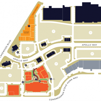 Plan of mall Promenade at Downey