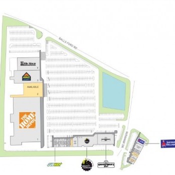 Plan of mall Promenade at Manassas