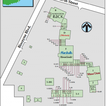 Plan of mall Promenade Shops