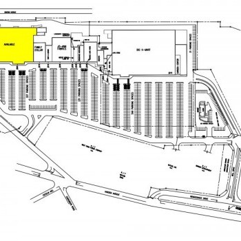 Plan of mall Pullman Square