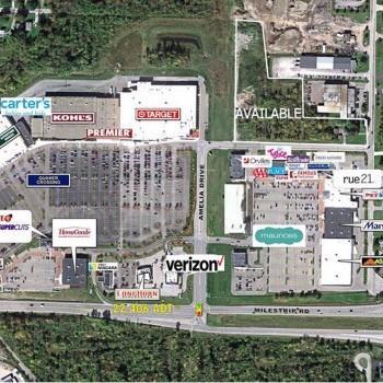 Plan of mall Quaker Crossing Retail Center