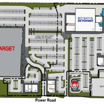 Plan of mall Red Mountain Gateway