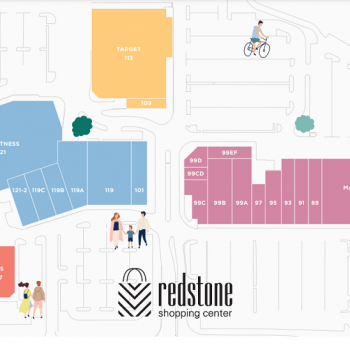 Plan of mall Redstone Shopping Center