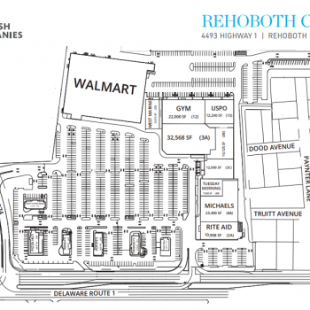 Plan of mall Rehoboth Mall