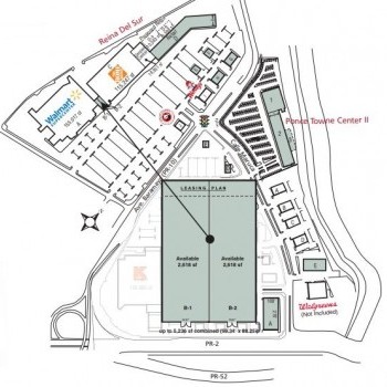 Plan of mall Reina del Sur & Ponce Towne Center II