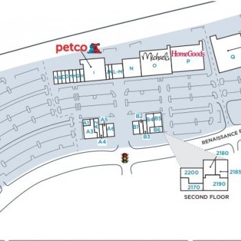 Plan of mall Renaissance Village