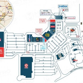 Plan of mall Richland Marketplace