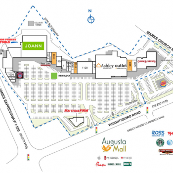 Plan of mall Richmond Plaza