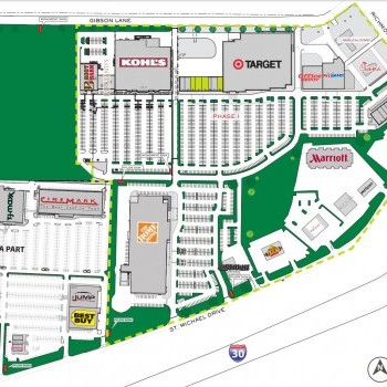 Plan of mall Richmond Ranch Shopping Center