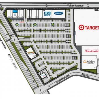 Plan of mall Richmond Shopping Center