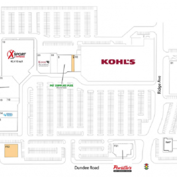 Plan of mall Ridge Plaza