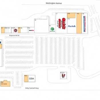 Plan of mall Ridgeview Centre