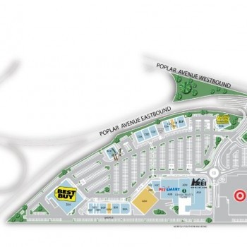 Plan of mall Ridgeway Trace Center