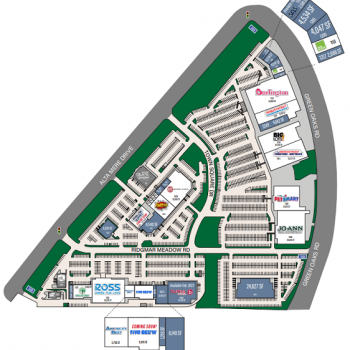Plan of mall Ridgmar Town Square