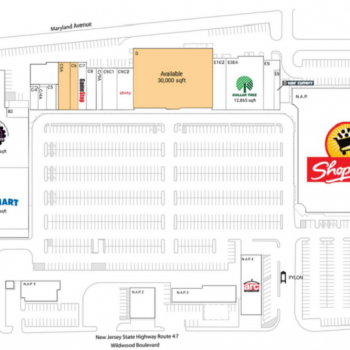Plan of mall Rio Grande Plaza