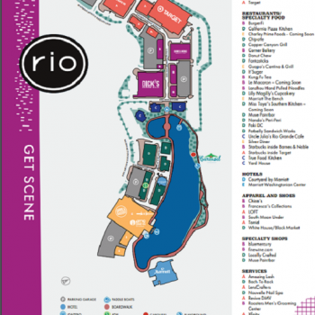 Plan of mall Rio Washingtonian Center