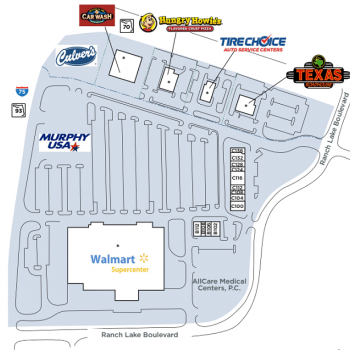 Plan of mall River Club Plaza