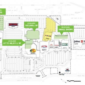Plan of mall River Falls Mall