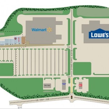 Plan of mall River Oaks Shopping Center