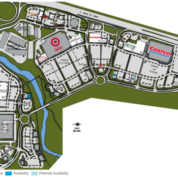 Plan of mall River Point at Sheridan