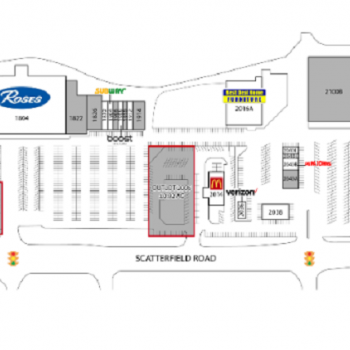 Plan of mall River Ridge Plaza