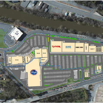 Plan of mall Riverbend Shopping Center
