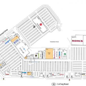 Plan of mall Rivercrest Shopping Center
