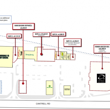 Plan of mall Riverdale Center