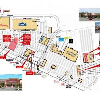 Plan of mall Riverdale Shopping Center