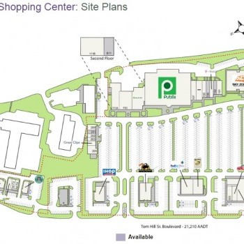 Plan of mall Rivergate Shopping Center