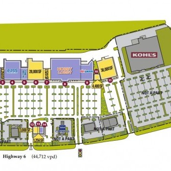 Plan of mall Riverstone Shopping Center