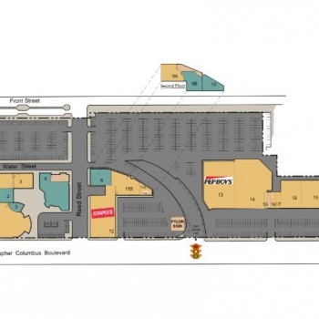 Plan of mall Riverview Plaza