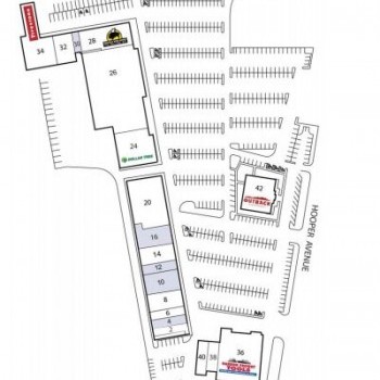 Plan of mall Riverwalk At Brick